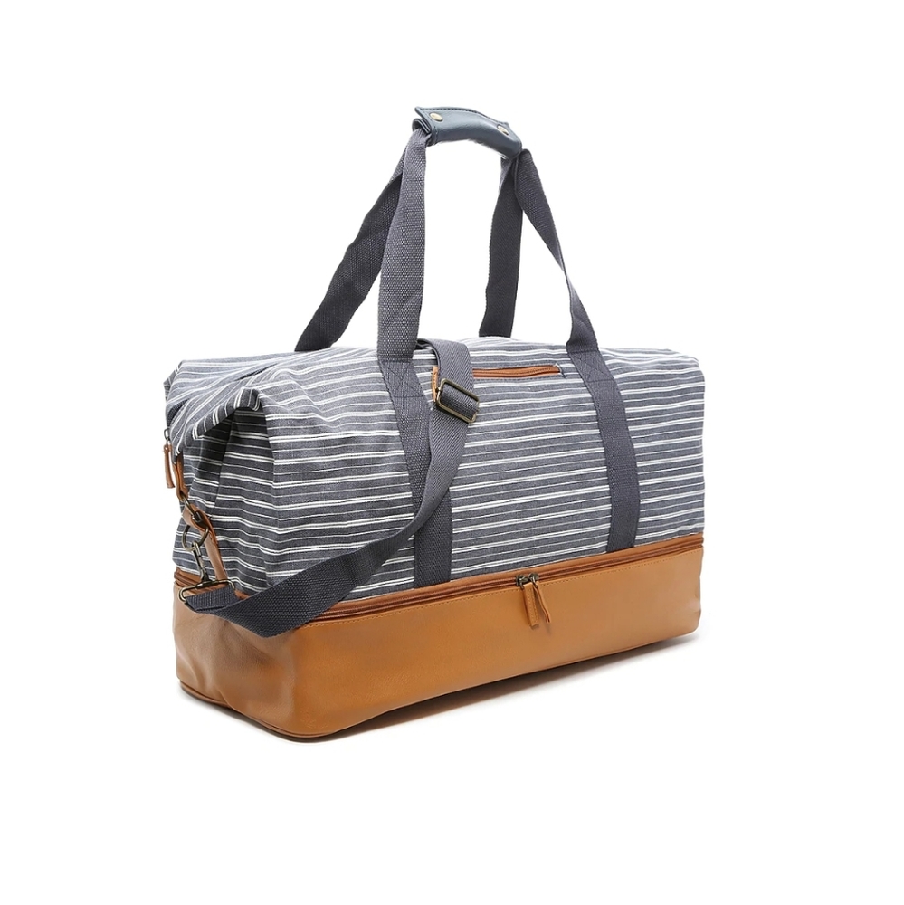 DSW J.M. Wetcher Striped Weekender Duffel Bag